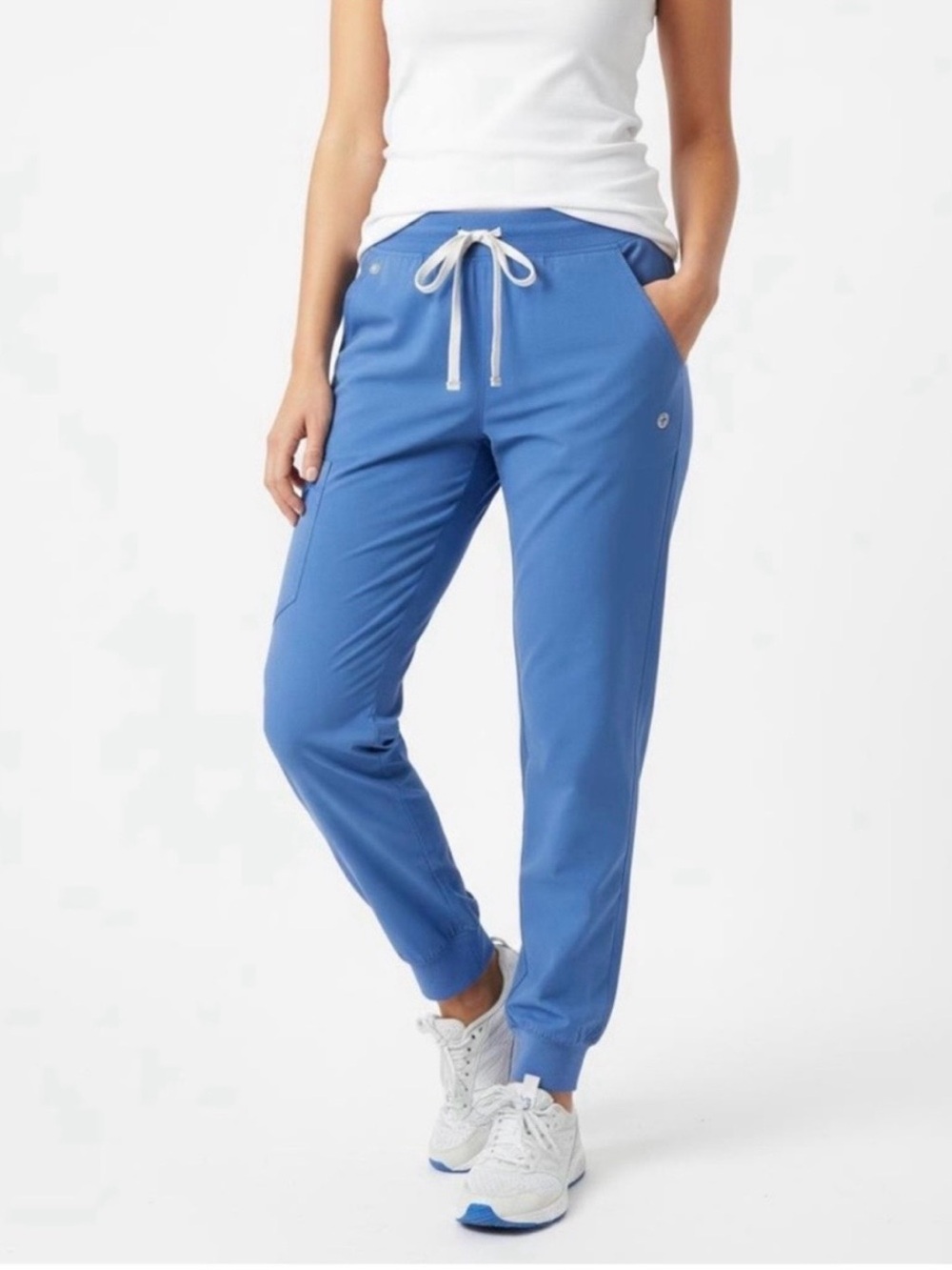 Figs Technical Collection Women's Zamora Jogger Scrub Pants Blue  Size M